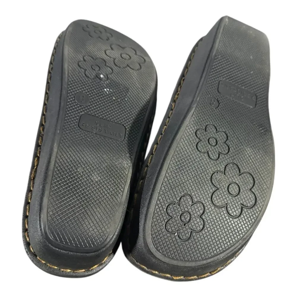 Alegria Women Classic Mule Size 38 8 Black Gray Shoe Clog